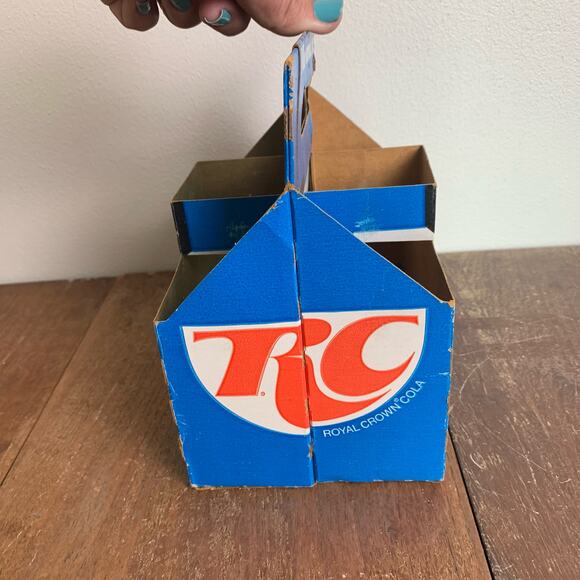 Vintage soda pop bottle carton Me and My RC Money Back Bottles case carrier - Picture 3 of 8